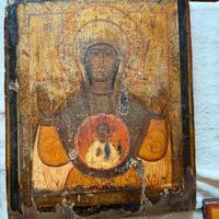 Icona russa Madre di Dio del Segno