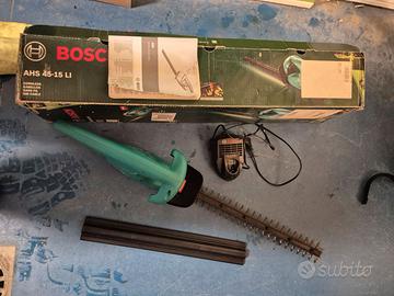 Tagliasiepe BoschAHS 45-15 LI batteria usato poco