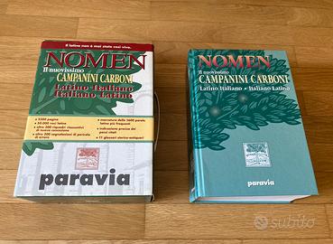 Vocabolario di latino con custodia