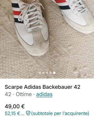 scarpe Beckembauer Adidas snickers 