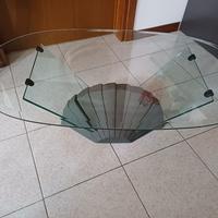 Tavolino di vetro