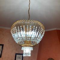 Lampadario con strass
