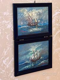 2 Dipinti Di Renato Sori -Mariner