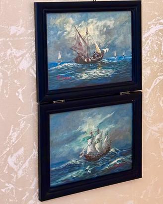 2 Dipinti Di Renato Sori -Mariner