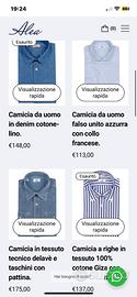 Camicie MADE IN ITALY Lino e cotone