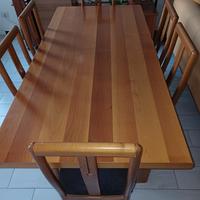 Tavolo da pranzo in legno rovere da 6 a 10 persone