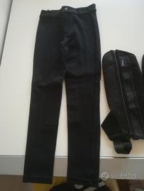 Pantaloni e ghette da equitazione nere Decathlon