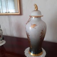 VASO MORBELLI OREFICERIA SU PORCELLANA