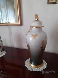 VASO MORBELLI OREFICERIA SU PORCELLANA