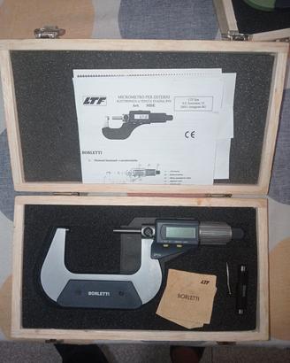 Micrometro BORLETTI 50-75mm Nuovo mai usato 