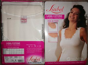 Maglie intime donna lana cotone Liabel