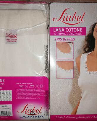 Maglie intime donna lana cotone Liabel