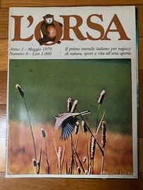 Rivista natura vintage l’orsa
