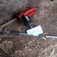 motosega elettrica e sveltatoio