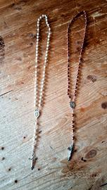 Coppia rosari vintage 