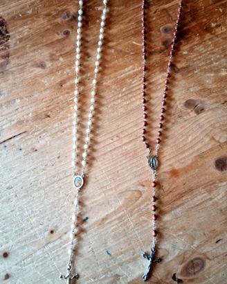 Coppia rosari vintage 