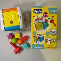 Chicco Cubo Incastra e Martella 2 in 1