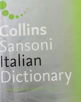Dizionario Sansoni italiano inglese