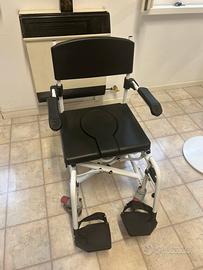 Sedia doccia e WC Mopedia Onda con ruote