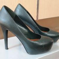 Decolletè tacco 10 in pelle n. 36