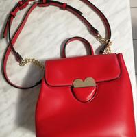 Borsa/zaino rossa con cuore Carpisa