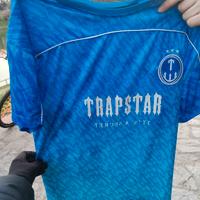 Trapstar Blue Gradient Football Jersey
