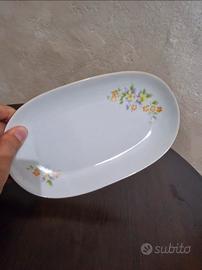 piattino ovale porcellana 