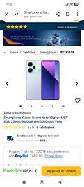 redmi 13 note pro plus 5G nuovo 3 giorni di vita 