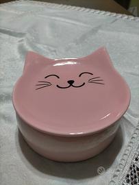 accessori per gatti abbeveratoio e piattino