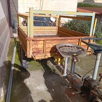 Motozappa Lombardini 14cv con rimorchio