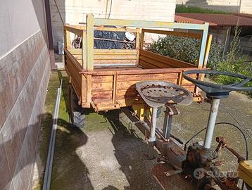 Motozappa Lombardini 14cv con rimorchio