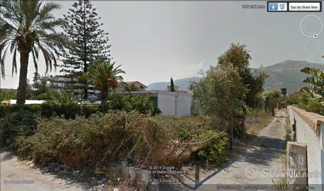 Mondello terreno edificabile per bifamiliare 0,75 - Vista 2