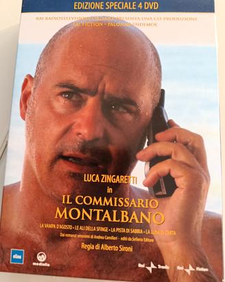 cofanetto 4 DVD serie commissario Montalbano 