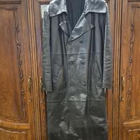 Giacca stile Tranch in pelle taglia M