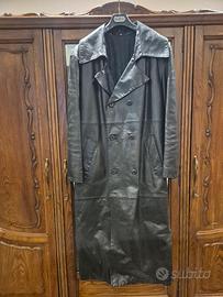 Giacca stile Tranch in pelle taglia M