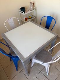 Tavolo Vetro e Ferro