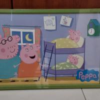 Stampa con cornice Peppa Pig