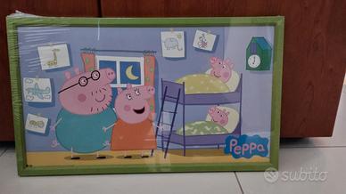 Stampa con cornice Peppa Pig
