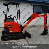Miniescavatore KUBOTA U 17.3 GIROSAGOMA