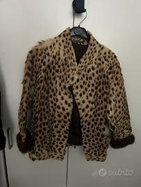 Giacca in pelle di ghepardo