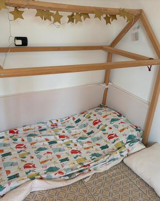 Lettino a casetta  Montessori