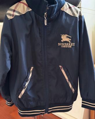 Giubbino Burberry bambino 4-6 anni blu