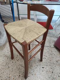 Sgabello in legno 