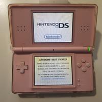 Nintendo DS Lite rosa FUNZIONANTE con cover