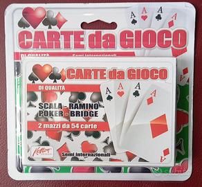 2 mazzi di carte da gioco