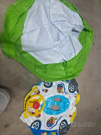 Piscina + macchina gonfiabile per bambini