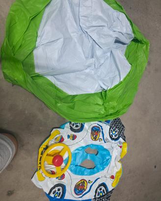 Piscina + macchina gonfiabile per bambini