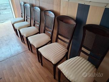 6 sedie come nuove 