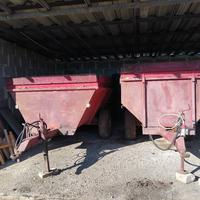 1 rimorchio a vasca portata 25 quintali