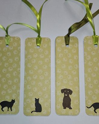 4 segnalibri fatti a mano 